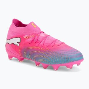 Gyerek focicipő PUMA Future 9 Pro FG/AG Jr poison pink/puma wht/sun stream/bright aqua/puma blk (Future 9 Pro FG/AG Jr 108720 05) kép