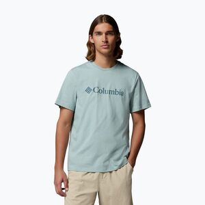 Férfi póló Columbia CSC Basic Logo Tee crushed blue/gem columbia (CSC Basic Logo Tee 2155001461) kép