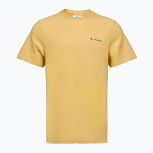 Férfi póló Columbia CSC Outdoor Back Graphic sand dune/scoped view (CSC Outdoor Back Graphic Tee 2155021715) kép