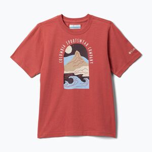 Gyerek póló Columbia Valley Creek II Graphic washed red/cozy coastline (Valley Creek II Graphic 2154581643) kép