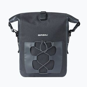Kerékpártáska Basil Navigator Waterproof Single Bag MIK Hooks 15 l black (Navigator Waterproof Single Bag MIK Hooks B-18269) kép