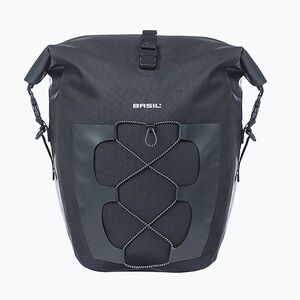 Kerékpáros táska Basil Navigator Waterproof Single Bag MIK Hooks 25-31 l black (Navigator Waterproof Single Bag MIK Hooks B-18271) kép