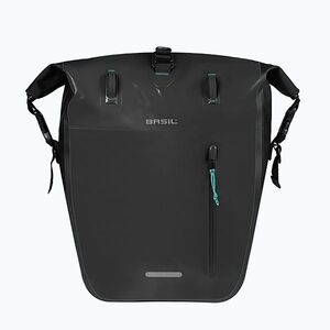 Kerékpártáska Basil Rivo L Single Bag MIK Hooks 31 l black (Rivo L Single Bag MIK Hooks B-18528) kép