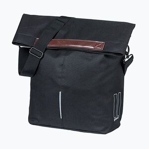 Kerékpáros csomagtartó táska Basil City Shopper MIK Hooks 16 l black (City Shopper MIK Hooks B-18152) kép