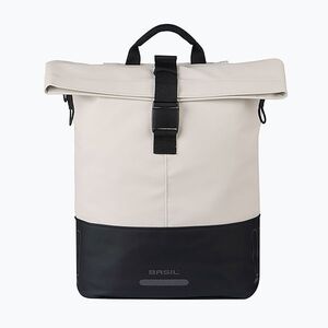 Kerékpáros táska Basil Cove Shopper MIK Hooks 16 l off white/black (Cove Shopper MIK Hooks B-18495) kép