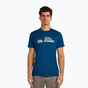 Férfi póló icebreaker Merino 150 Tech Lite Transportage Tee atlantis (Merino 150 Tech Lite Transportage Tee IB0A57FL0GP1) kép
