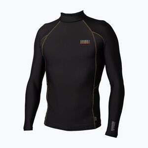 Férfi úszó hosszú ujjú felső O'Neill Trvlr Graphic Skins Rash Guard black/black/black: multi(rasta) (Trvlr Graphic Skins Rash Guard 5619SC-IK5) kép