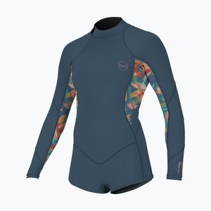 Gyermek úszóhab O'Neill Girls Bahia 2/1 Back Zip LS Spring copen blue/painted tropics/copen blue (Girls Bahia 2/1 Back Zip LS Spring 5411-IL5) kép