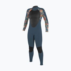 Gyermek úszóhab O'Neill Girls Epic 4/3 Back Zip Full copen blue/painted tropics/copen blue (Girls Epic 4/3 Back Zip Full 4216BG-IL5) kép