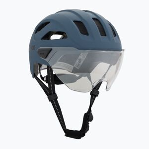 Kerékpáros sisak UVEX Stride Visor stone blue matt/lite mirror silver (Stride Visor 41/3/731/03/13) kép