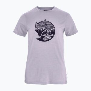 Női póló Fjällräven Abisko Wool Fox lavender mist/ dark navy (Abisko Wool Fox F84118) kép