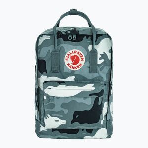 Városi hátizsák Fjällräven Kanken Graphics Laptop 15" 18 l nimbus blue/hidden animals (Kanken Graphics Laptop 15 F23200359) kép