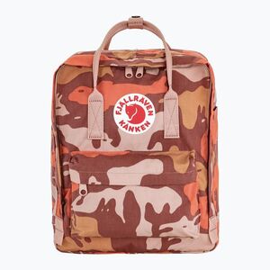 Városi hátizsák Fjällräven Kanken Graphics 16 l chalkrose/hidden animals (Kanken Graphics F23200356) kép