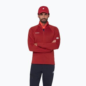 Férfi pulóver Mammut Taiss ML Half Zip Pull dark mammut red (Taiss ML Half Zip Pull 1014-07340-3818-113) kép