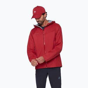 Férfi szélálló dzseki Mammut Ducan HS Hooded dark mammut red (Ducan HS Hooded 1010-32480-3818-113) kép