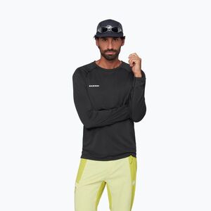 Férfi hosszú ujjú póló Mammut Ducan FL black (Ducan F 1016-02060-0001-113) kép