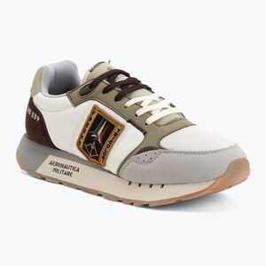 Férfi cipők Aeronautica Militare SC0292UCT03331 off white/green/brown/grey (261SC0292UCT03331) kép