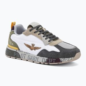 Férfi cipők Aeronautica Militare SC0276UCT03546 off white/green/brown/grey (261SC0276UCT03546) kép