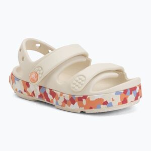 Gyerek szandál Crocs Crocband Cruiser Glow Confetti Band summit white/guava (Crocband Cruiser Glow Confetti Band 212527-2MK) kép