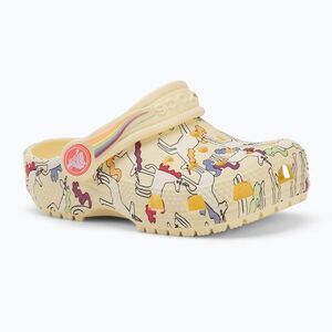 Gyerek papucsok Crocs Classic Unicorn Graphic yellow light (Classic Unicorn Graphic 212515-7CJ) kép