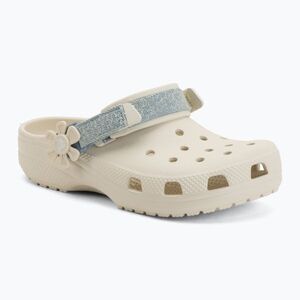 Gyerek papucsok Crocs Classic Denim Flower Adjustment Backstrap (Classic Denim Flower Adjutment Backstrap 212511-2MD) kép