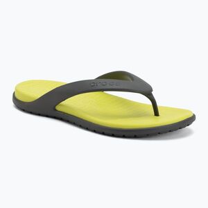 Papucsok Crocs Coast Flip slate grey/citrus (Coast Flip 212035-0GG) kép