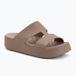 Női papucsok Crocs Gateway Platform H-Strap latte (Gateway Platform H-Strap 209409-2Q9) kép