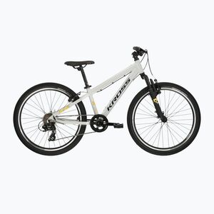 Gyermekkerékpár KROSS Dust Jr 1.0 grey/black/gloss (Dust Jr 1.0 KRDUJ124X12M006574) kép