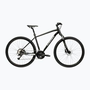 Cross kerékpár KROSS Evado 4.0 black/silver/gloss (Evado 4.0 KREV4Z28X19M008933) kép