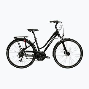 Női trekking kerékpár KROSS Trans 4.0 In black/silver/gloss (Trans 4.0 W KRTR4Z28X19W009175) kép