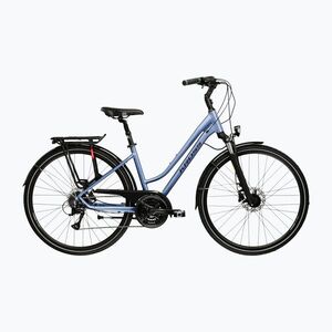 Női trekking kerékpár KROSS Trans 4.0 In blue/black/matte (Trans 4.0 W KRTR4Z28X17W009179) kép
