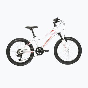 Gyermekkerékpár KROSS Lea Mini 2.0 white/red/gloss (Lea Mini 2.0 KRLEM220X11W003563) kép