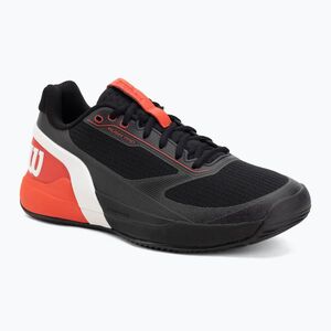 Férfi padelcipő Wilson Rush Pro 5 black/infrared/white (Rush Pro 5 Padel WRS338750) kép