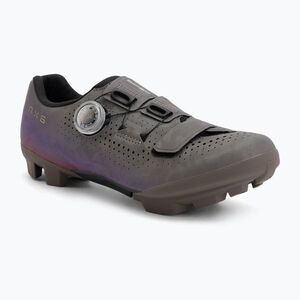 Női gravel cipő Shimano SH-RX600 gray/purple (SH-RX600W ESHRX600WCP24W38000) kép