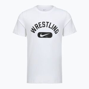 Férfi póló Nike Wrestling Disc DFC white/black (Wrestling Disc DFC APS365-100) kép