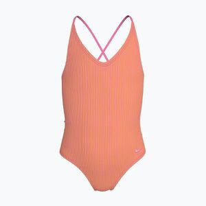 Gyermek egyberészes fürdőruha Nike Ocean Bound Ripple Texture Lace Up pink glow (Ocean Bound Ripple Texture Lace Up NESSG724-663) kép