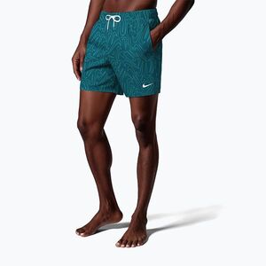 Férfi úszóshortok Nike Breaker Logofetti 5" Volley green abyss (Breaker Logofetti 5" Volley NESSG572-448) kép