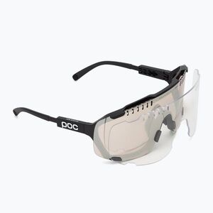Napszemüveg POC Devour Mid uranium black/clarity trail/partly sunny silver (Devour Mid MA1011) kép