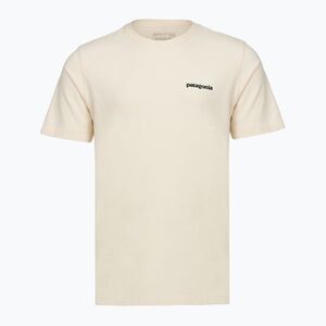 Férfi póló Patagonia P-6 Logo undyed natural (P-6 Logo 37882) kép