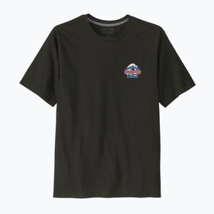 Férfi túrapóló Patagonia Great Waves Responsibili Tee black (Great Waves Responsibili Tee 37873) kép