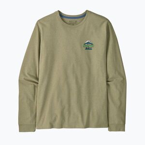 Férfi túrahosszúujjú Patagonia Great Waves Responsibili Tee gumtree green (Great Waves Responsibili Tee 37876) kép