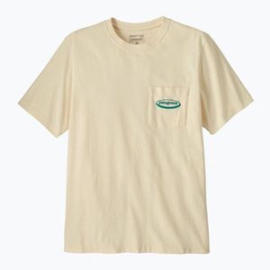Férfi póló Patagonia Midweight '95 Oval Logo Pocket Tee undyed natural (Midweight '95 Oval Logo Pocket Tee 37880) kép