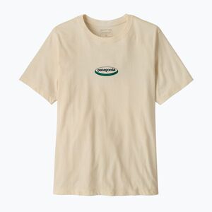 Férfi póló Patagonia '95 Oval Logo undyed natural ('95 Oval Logo 37847) kép