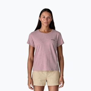 Női póló Patagonia P-6 Logo Responsibili-Tee qulet violet (P-6 Logo Responsibili-Tee 37567) kép