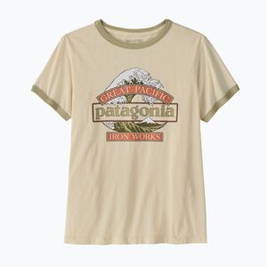 Női póló Patagonia Great Waves Ringer Tee undyed natural (Great Waves Ringer Tee 37864) kép