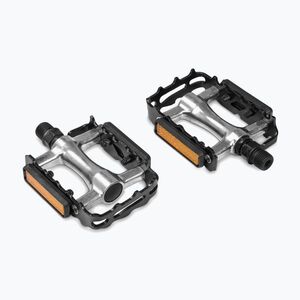 Kerékpárpedálok KROSS Starter 2.0 silver/black (Starter 2.0 T4CPE000242) kép