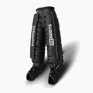 Lábszármandzsetták nyirokdrenázshoz REBOOTS Go Lite Recovery Pants 2.0 2025 Edition black/white/green (Go Lite Recovery Pants 2.0 2025 Edition RB-412) kép