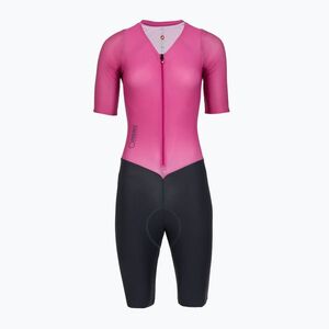 Női kerékpáros overall Castelli Movement Suit W violet pink/twilight blue (Movement Suit W 4526068_563_CAS) kép