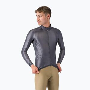 Férfi kerékpáros dzseki Castelli Aria Shell 2 silver gray/dark gray (Aria Shell 2 4526047_870_CAS) kép