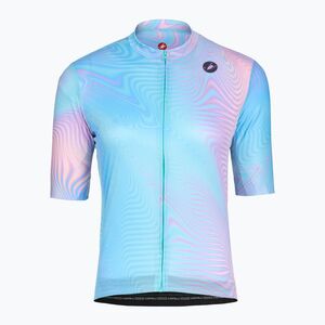 Női kerékpáros mez Castelli Cosmic Vortex multicolor pink green (Cosmic Vortex 4526060_991_CAS) kép